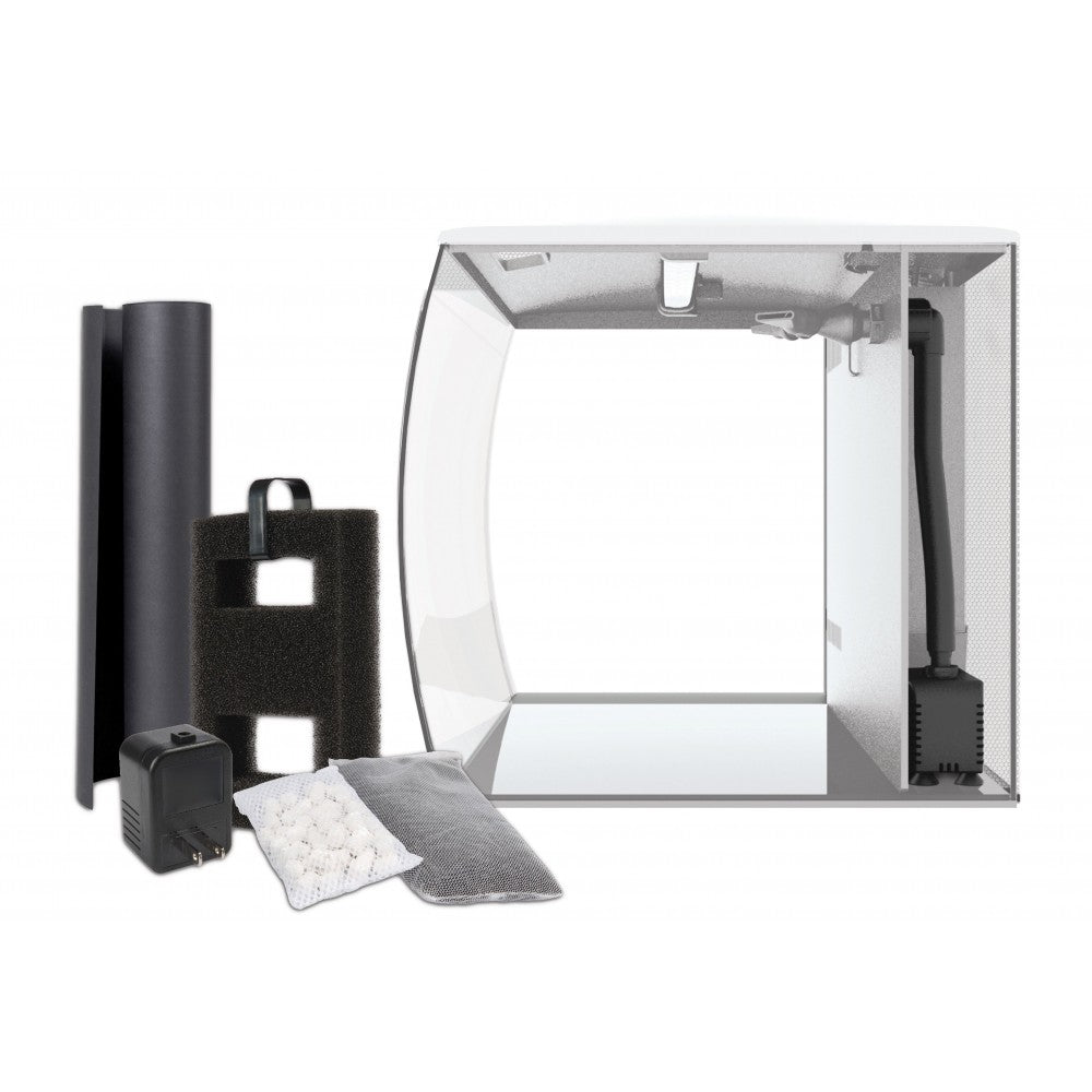 Акваріум Fluval FLEX з обладнанням, 34 л (білий)