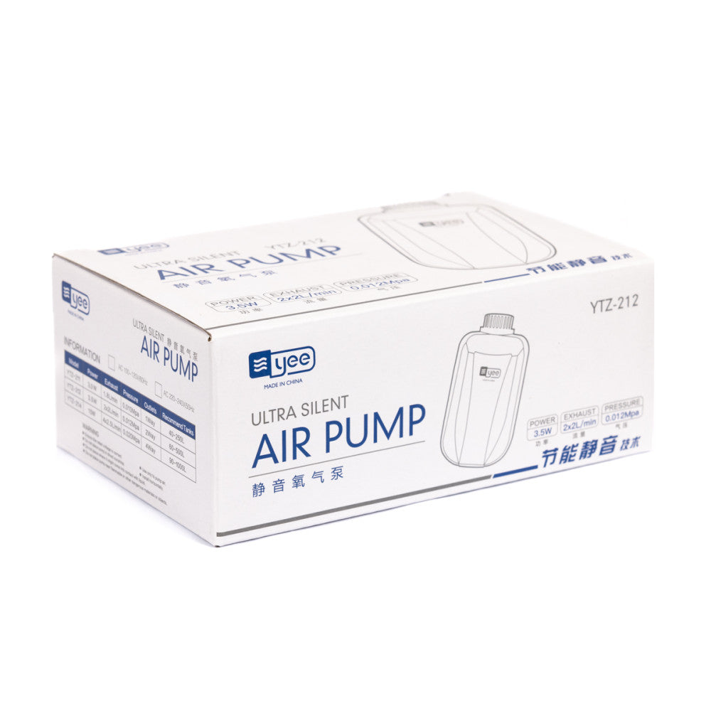 Компресор Yee для акваріума з двома виходами, 3,5 Вт