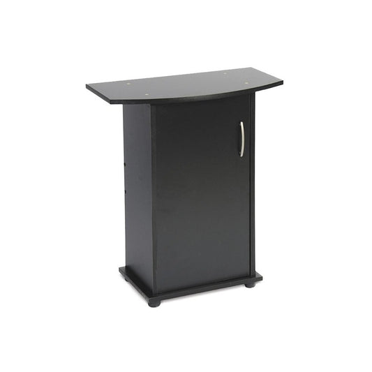 Підставка під акваріум Природа овальна з дверима, чорна, 50х30х70 см