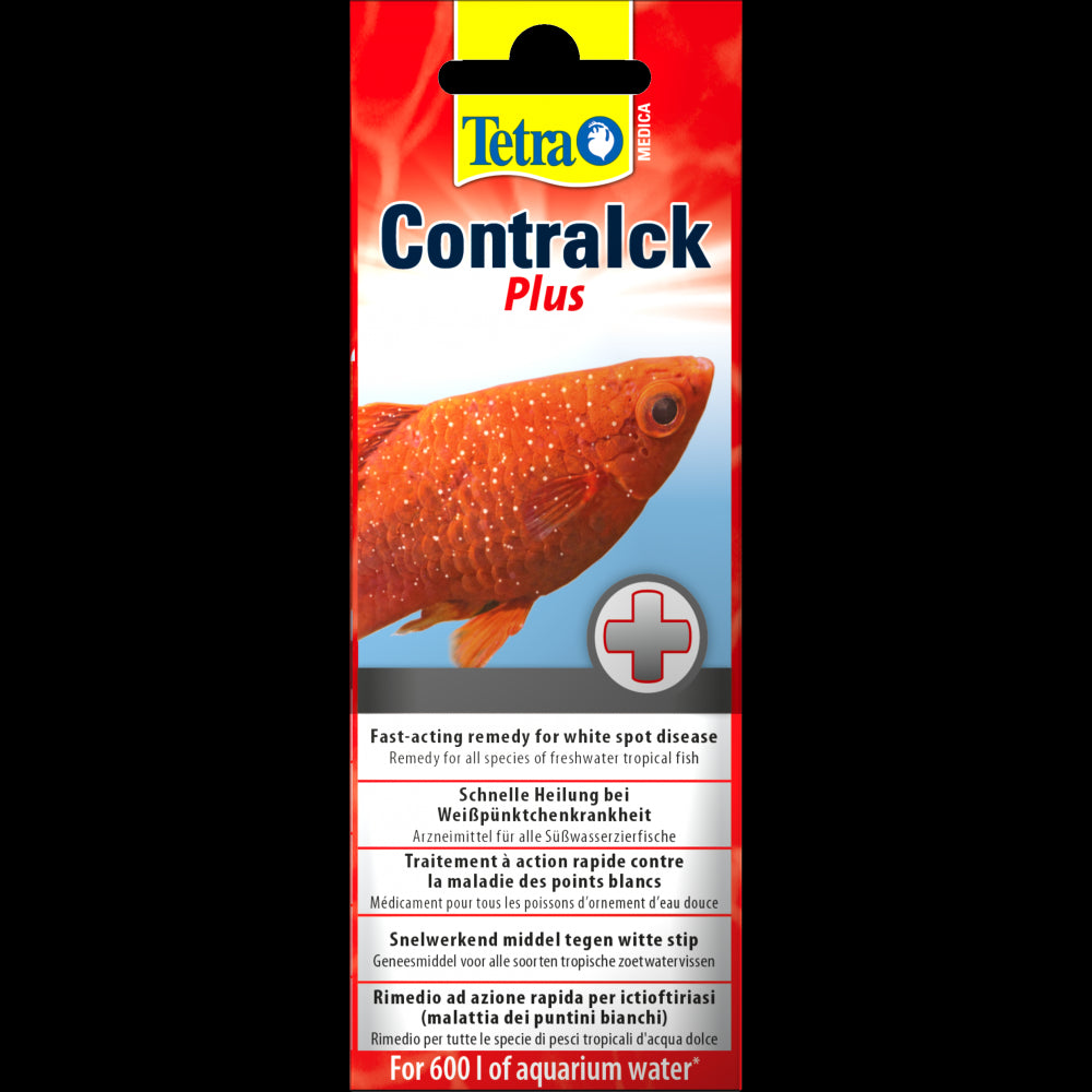 Лікарський засіб Tetra Medica ContraIck Plus для боротьби з шкірними паразитами у риб, 20 мл на 600 л