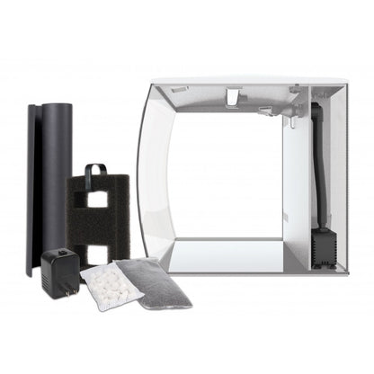 Акваріум Fluval FLEX з обладнанням, 34 л (білий)