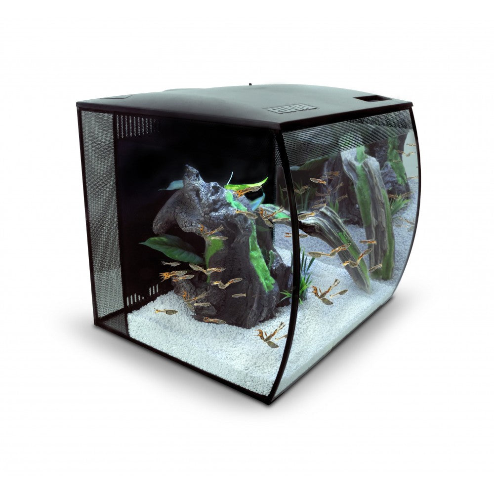 Акваріум Fluval FLEX з обладнанням, чорний, 57 л