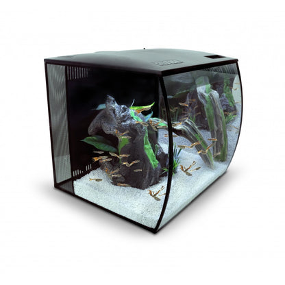 Акваріум Fluval FLEX з обладнанням, чорний, 57 л