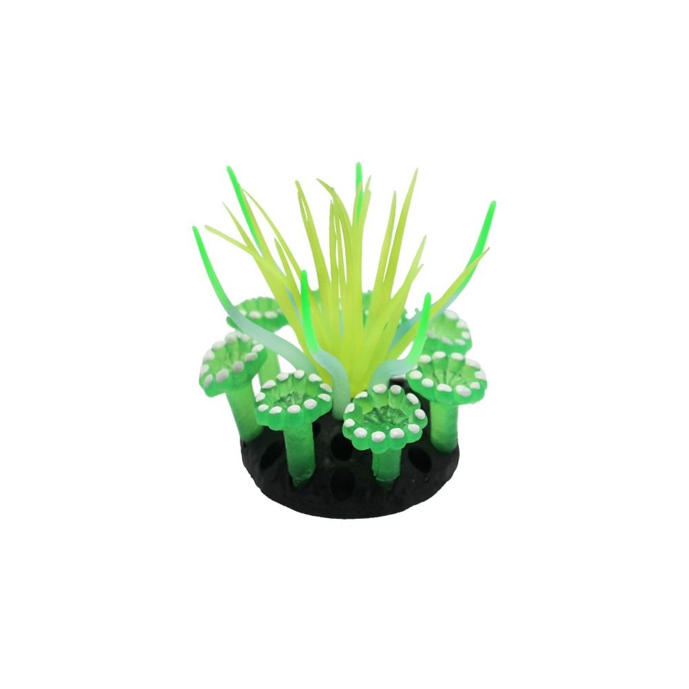 Декорація Deming Морські анемони для акваріума, силіконова, 7х7х9 см