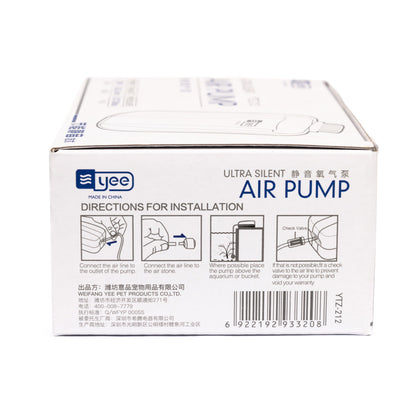 Компресор Yee для акваріума з двома виходами, 3,5 Вт