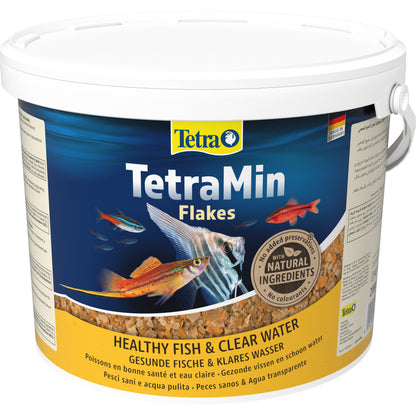 Корм сухий Tetra Min Flakes для тропічних акваріумних рибок в пластівцях 10 л/2,1 кг
