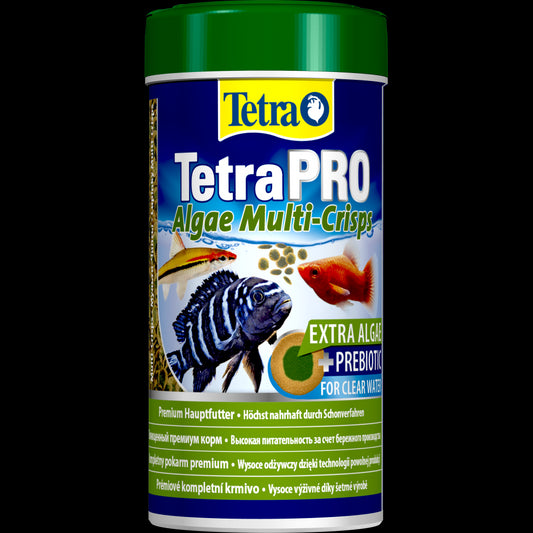 Корм Tetra PRO Algae Multi-Crisps для травоїдних риб, з овочами, 250 мл (чіпси)