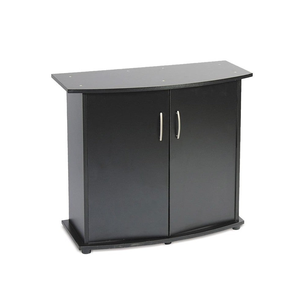 Підставка під акваріум Природа овальна з дверима, чорна, 80х35х70 см