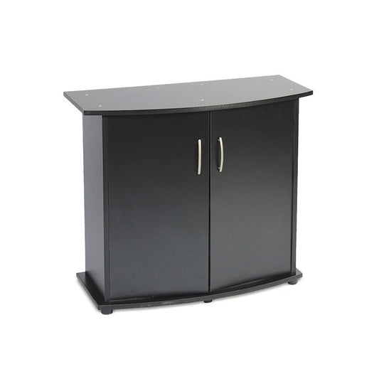 Підставка під акваріум Природа овальна з дверима, чорна, 80х35х70 см