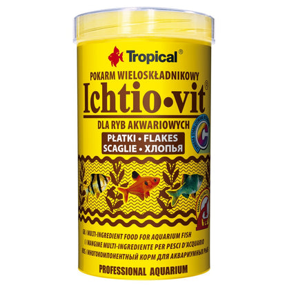Сухий корм Tropical Ichtio-Vit для всіх акваріумних риб, 50 г (пластівці)