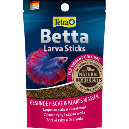 Корм Tetra Betta Larva Sticks для рибок півників, 5 г (палички)