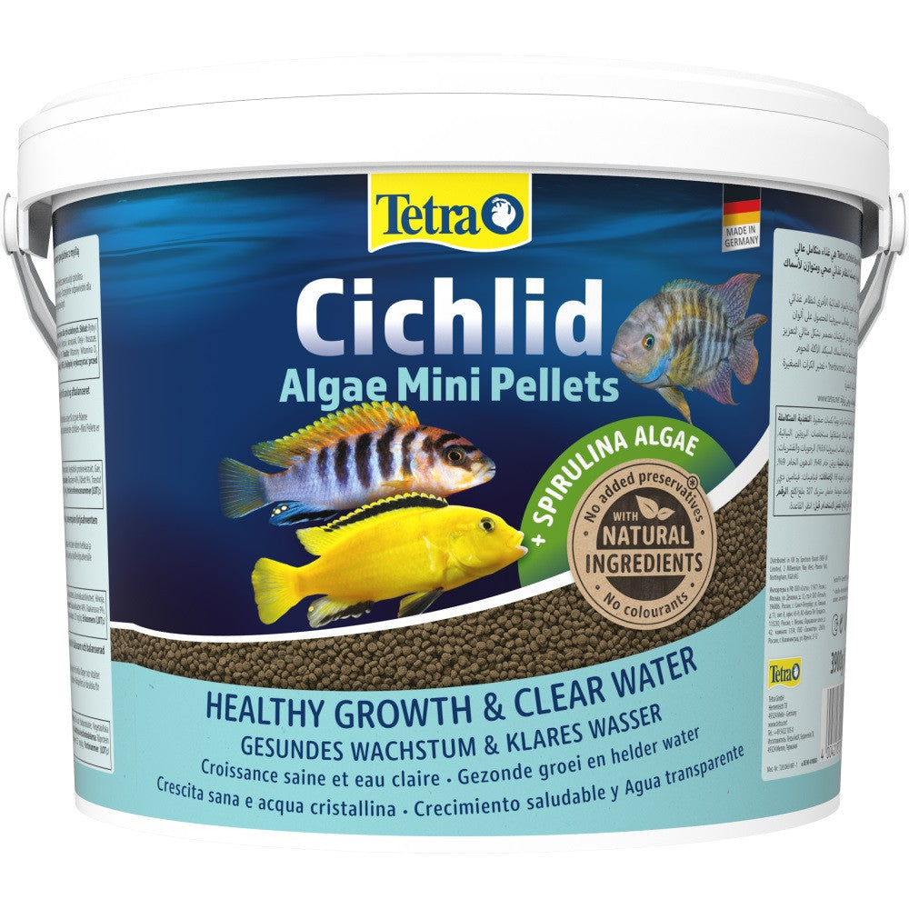 Корм Tetra Cichlid Algae Mini для акваріумних цихлід, 10 л (гранули)