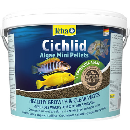 Корм Tetra Cichlid Algae Mini для акваріумних цихлід, 10 л (гранули)