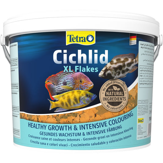 Корм Tetra Cichlid XL Flakes для рибок цихлід, 1,9 кг (пластівці)