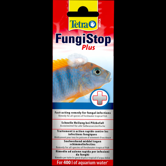 Засіб Tetra Medica Fungi Stop Plus лікарський для боротьби з грибковими та бактеріальними інфекціями у риб, 20 мл на 400 л