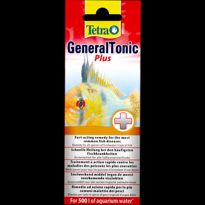 Засіб Tetra Medica General Tonic Plus для лікування бактеріальних та паразитарних захворювань у риб, 20 мл на 500 л