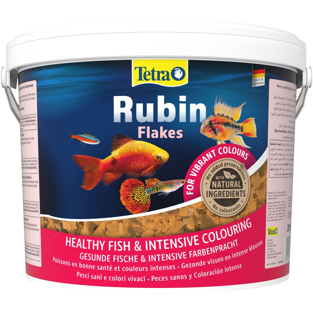 Корм Tetra Rubin Flakes для акваріумних рибок, для забарвлення, 2,05 кг (пластівці)