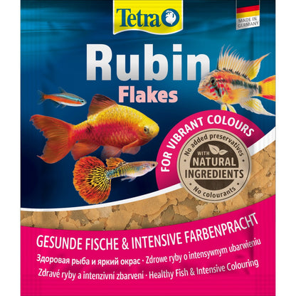 Корм Tetra Rubin Flakes для акваріумних рибок, для забарвлення, 12 г (пластівці)