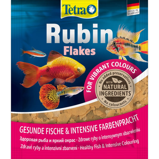 Корм Tetra Rubin Flakes для акваріумних рибок, для забарвлення, 12 г (пластівці)